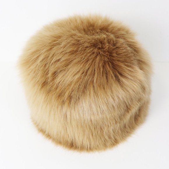 Nookie Tatiana Russian Faux Fur Fitted Hat Tan main image 6